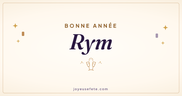 Image « Bonne année Rym » au format large