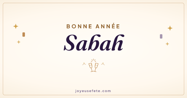 Image « Bonne année Sabah » au format large