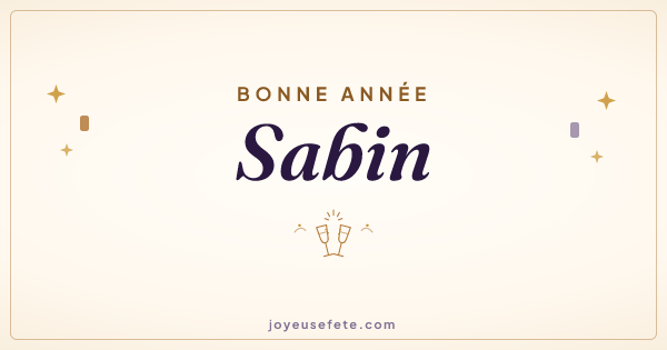 Image « Bonne année Sabin » au format large