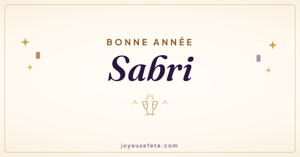 Image « Bonne année Sabri » au format large