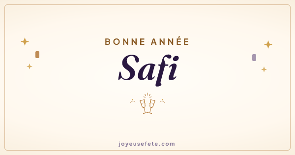 Image « Bonne année Safi » au format large
