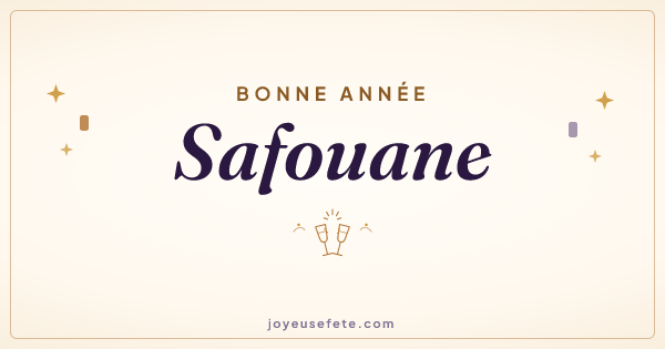 Image « Bonne année Safouane » au format large