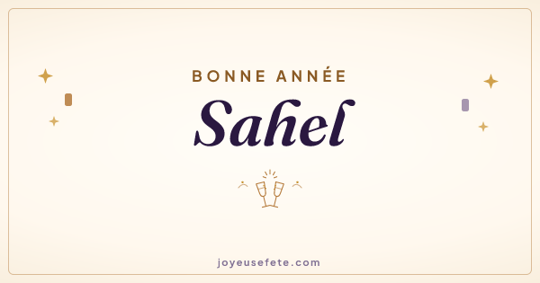 Image « Bonne année Sahel » au format large