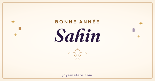 Image « Bonne année Sahin » au format large