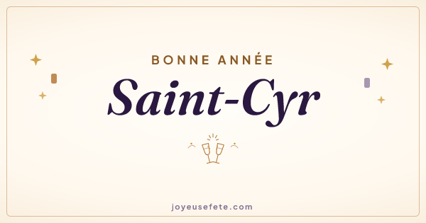 Image « Bonne année Saint-Cyr » au format large