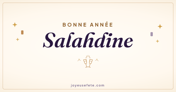 Image « Bonne année Salahdine » au format large