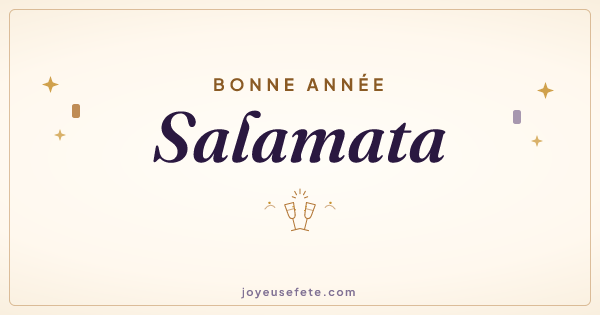 Image « Bonne année Salamata » au format large