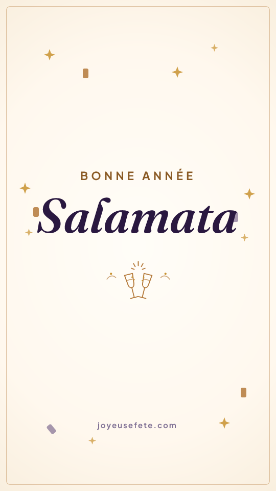 Image « Bonne année Salamata » au format story