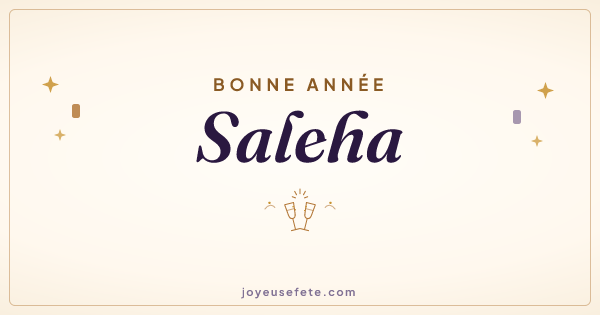 Image « Bonne année Saleha » au format large