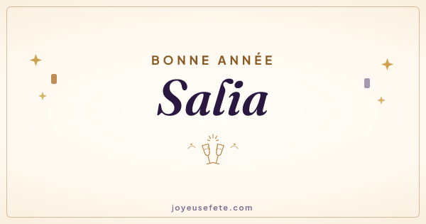 Image « Bonne année Salia » au format large