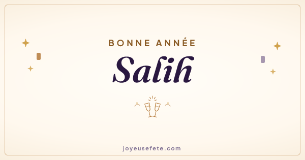 Image « Bonne année Salih » au format large
