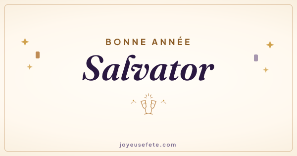 Image « Bonne année Salvator » au format large