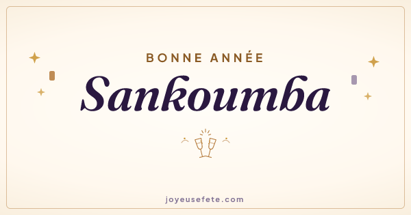 Image « Bonne année Sankoumba » au format large