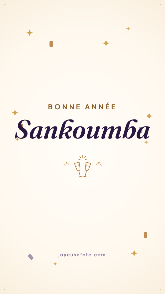 Image « Bonne année Sankoumba » au format story