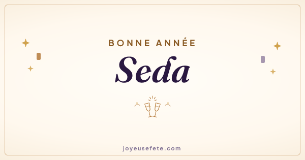 Image « Bonne année Seda » au format large