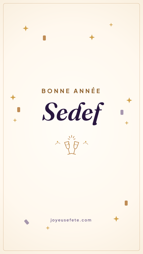Image « Bonne année Sedef » au format story