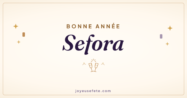 Image « Bonne année Sefora » au format large