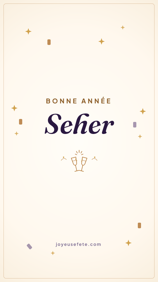 Image « Bonne année Seher » au format story