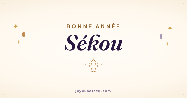Image « Bonne année Sékou » au format large