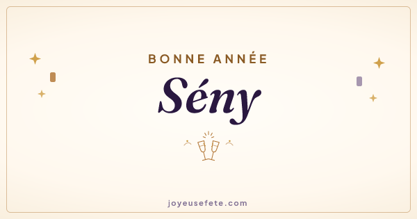 Image « Bonne année Sény » au format large