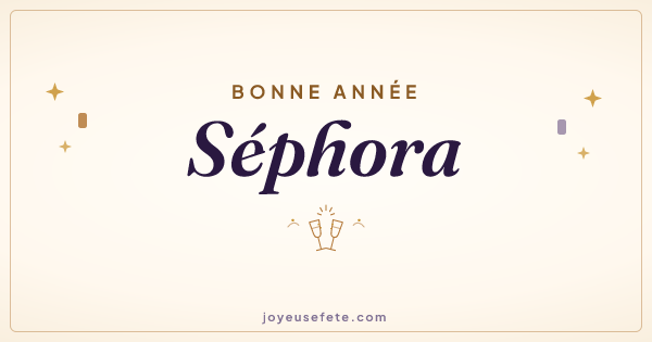 Image « Bonne année Séphora » au format large