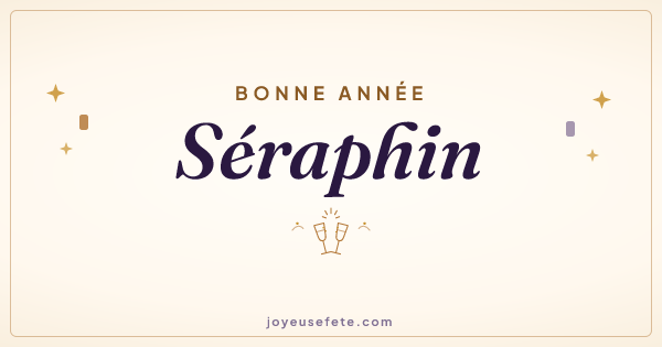 Image « Bonne année Séraphin » au format large