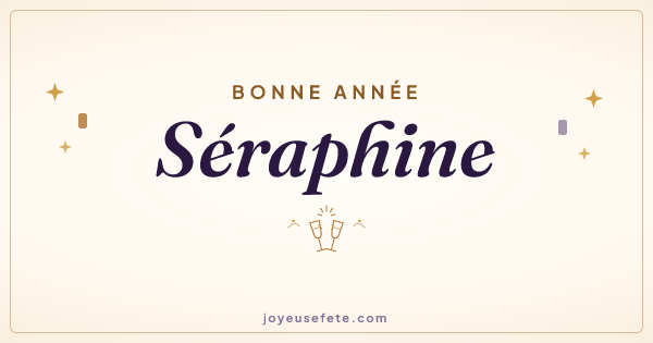 Image « Bonne année Séraphine » au format large