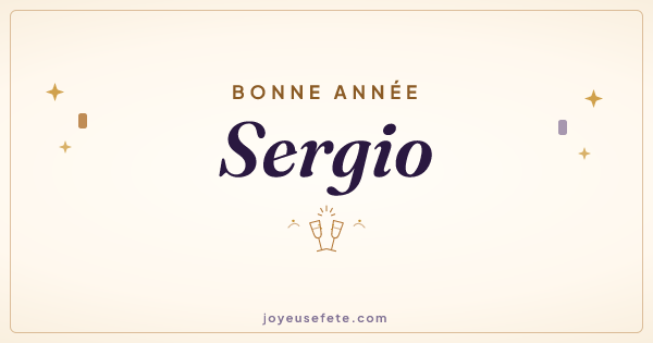 Image « Bonne année Sergio » au format large