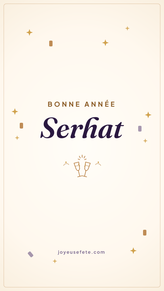 Image « Bonne année Serhat » au format story