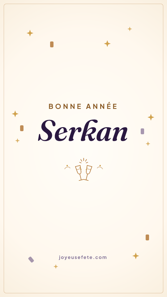 Image « Bonne année Serkan » au format story