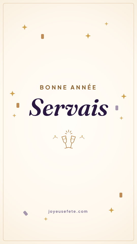 Image « Bonne année Servais » au format story