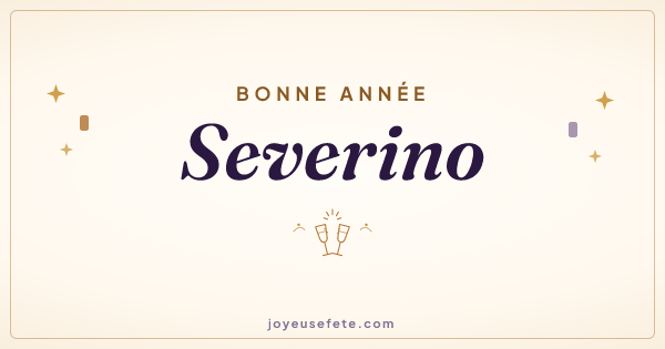 Image « Bonne année Severino » au format large
