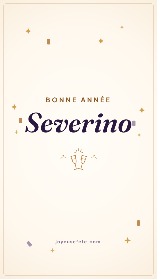 Image « Bonne année Severino » au format story
