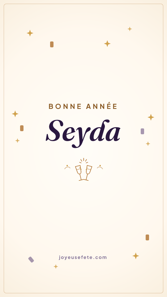 Image « Bonne année Seyda » au format story