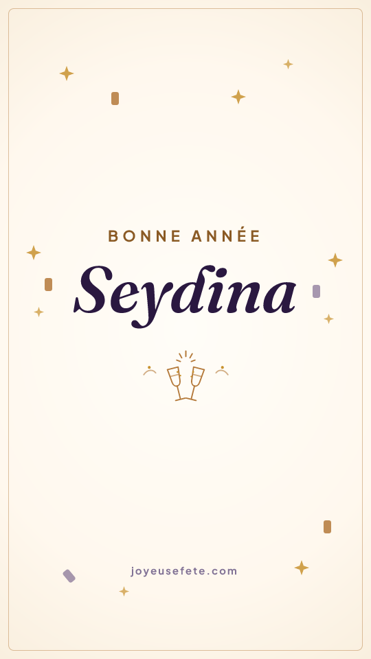 Image « Bonne année Seydina » au format story