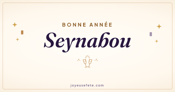 Image « Bonne année Seynabou » au format large