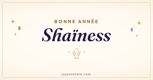 Image « Bonne année Shaïness » au format large