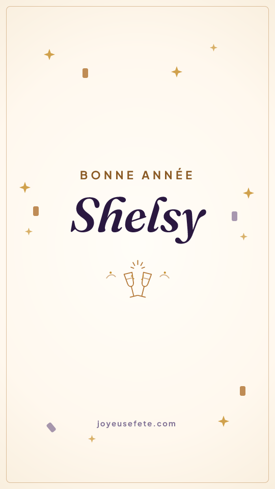 Image « Bonne année Shelsy » au format story