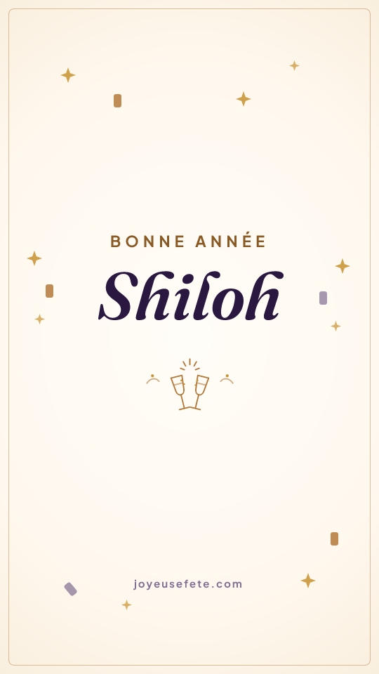 Image « Bonne année Shiloh » au format story