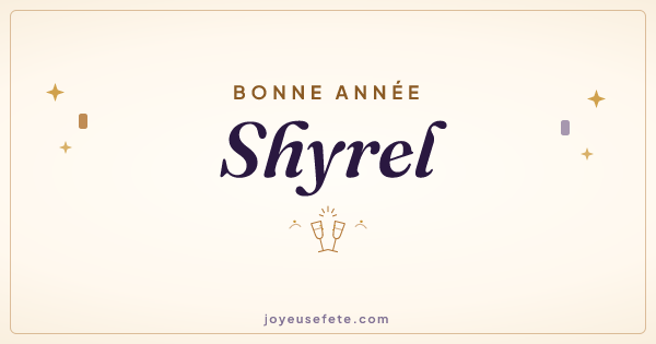 Image « Bonne année Shyrel » au format large