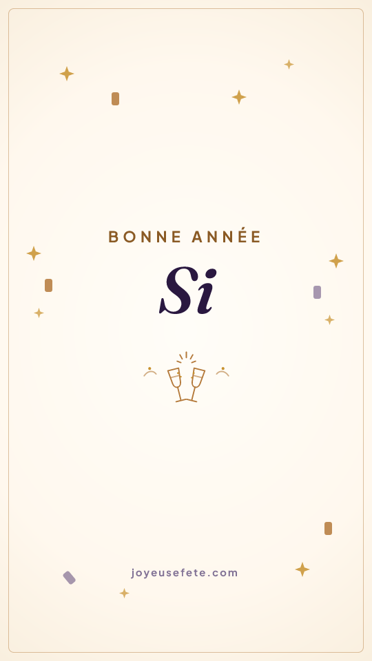 Image « Bonne année Si » au format story