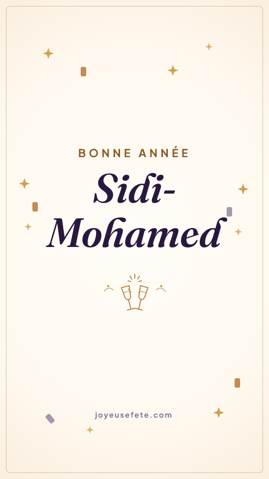 Image « Bonne année Sidi-Mohamed » au format story