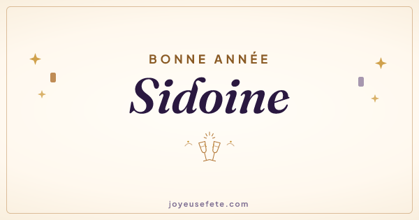 Image « Bonne année Sidoine » au format large