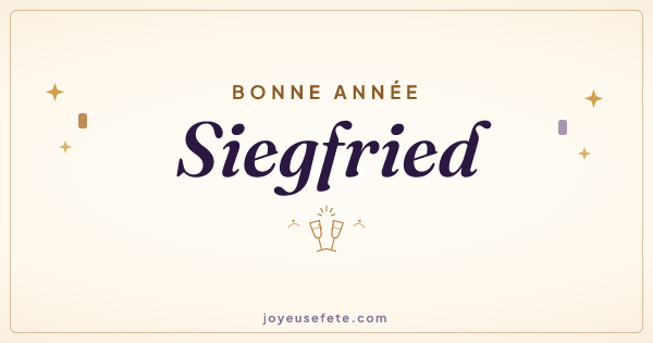 Image « Bonne année Siegfried » au format large