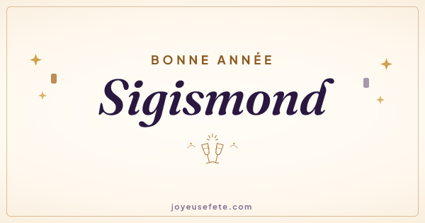 Image « Bonne année Sigismond » au format large