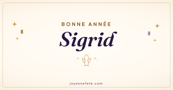 Image « Bonne année Sigrid » au format large