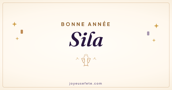 Image « Bonne année Sila » au format large