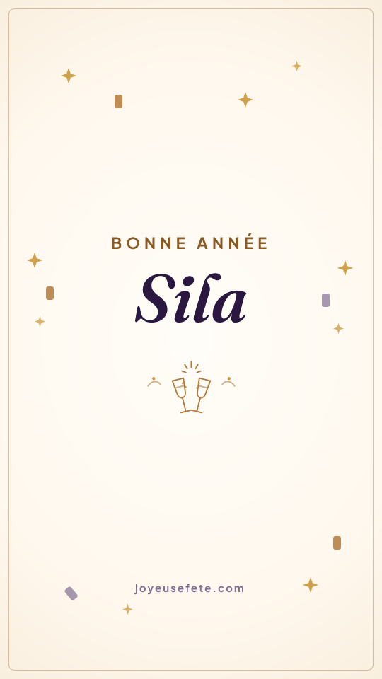 Image « Bonne année Sila » au format story