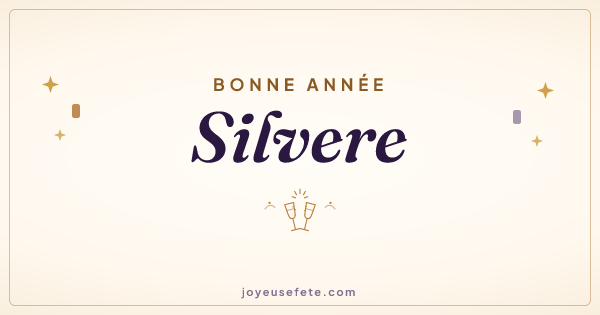 Image « Bonne année Silvere » au format large
