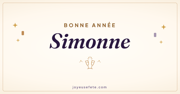 Image « Bonne année Simonne » au format large